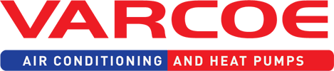 Red and blue Varcoe logo