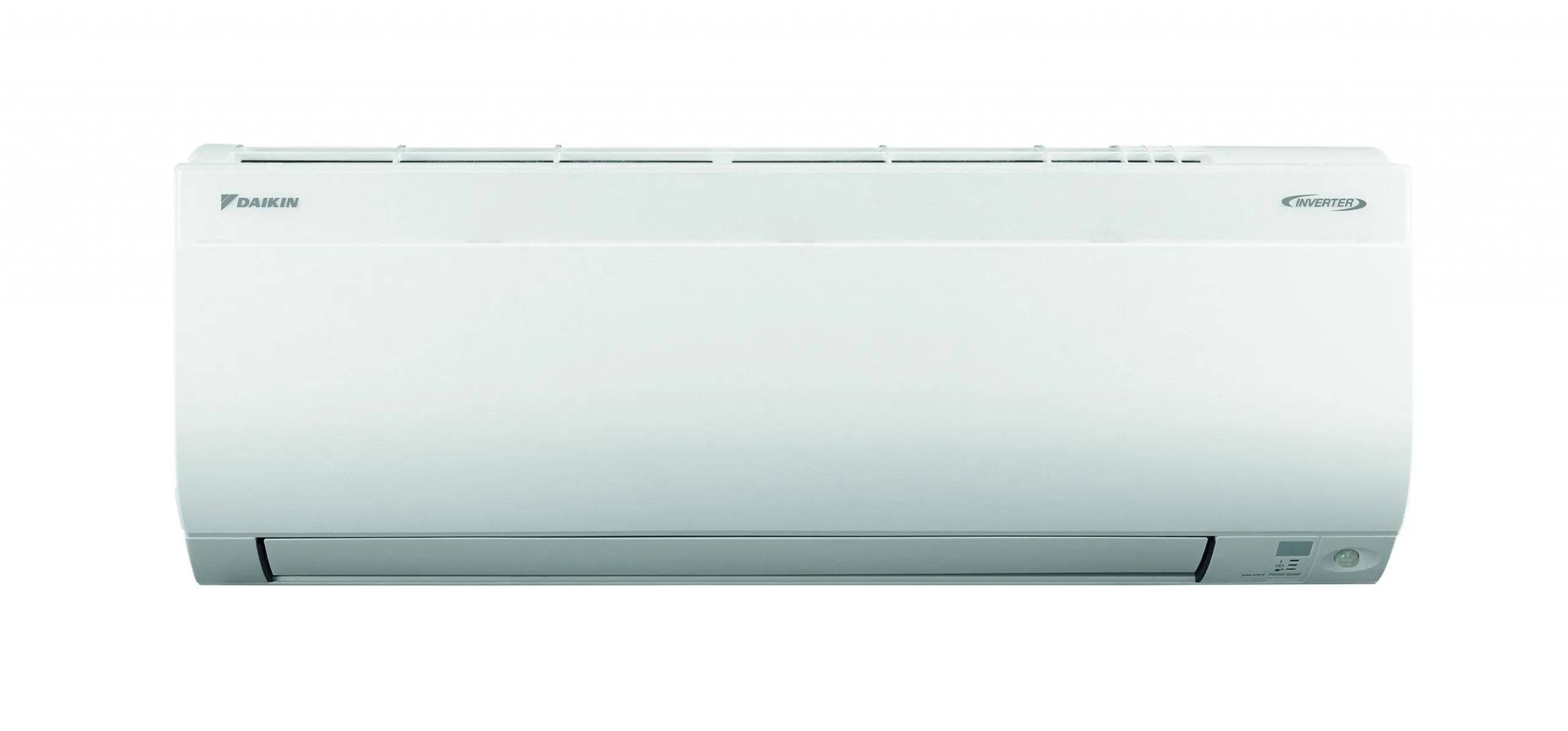White Daikin Heat pump