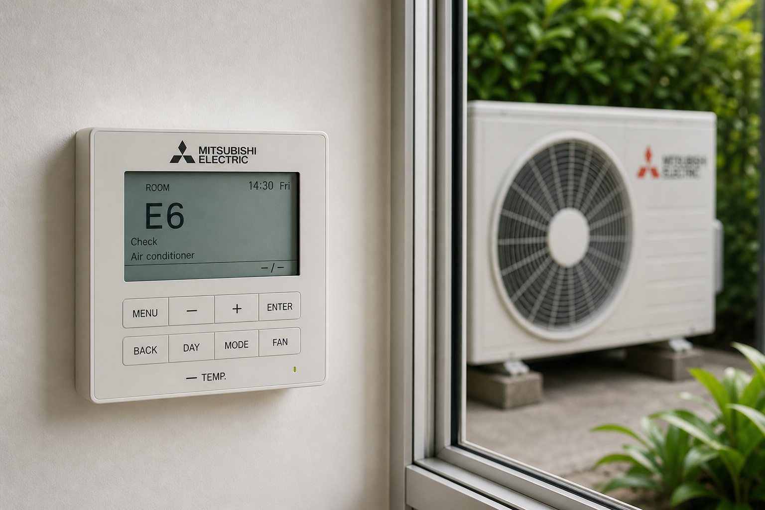 Mitsubishi Heat Pump Not Working? What the Error Codes Actually Mean (and What to Do)